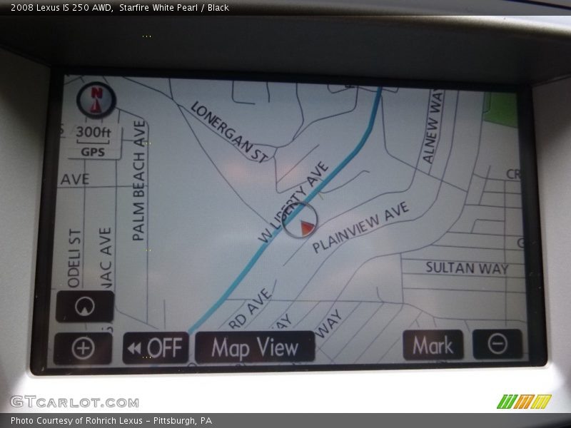 Starfire White Pearl / Black 2008 Lexus IS 250 AWD