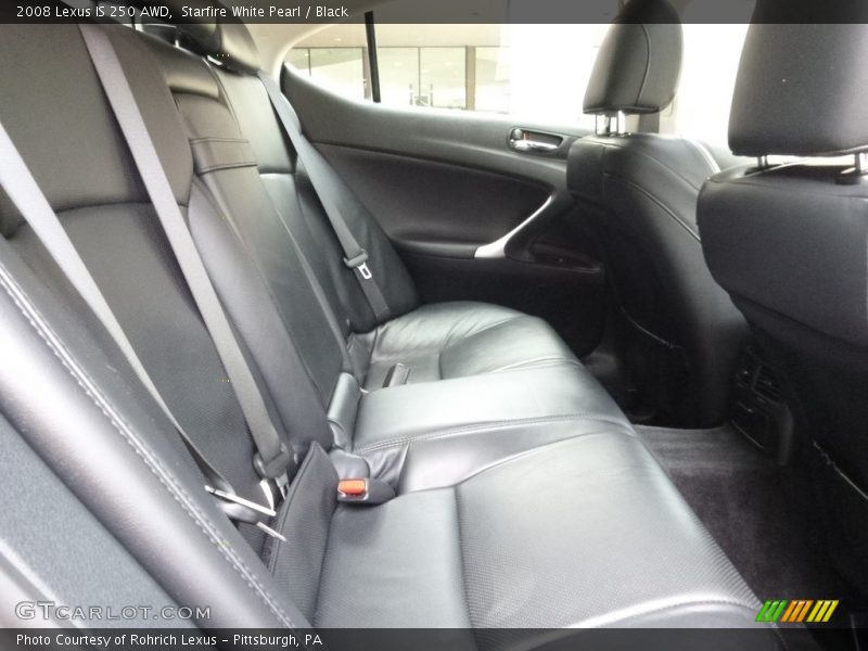 Starfire White Pearl / Black 2008 Lexus IS 250 AWD