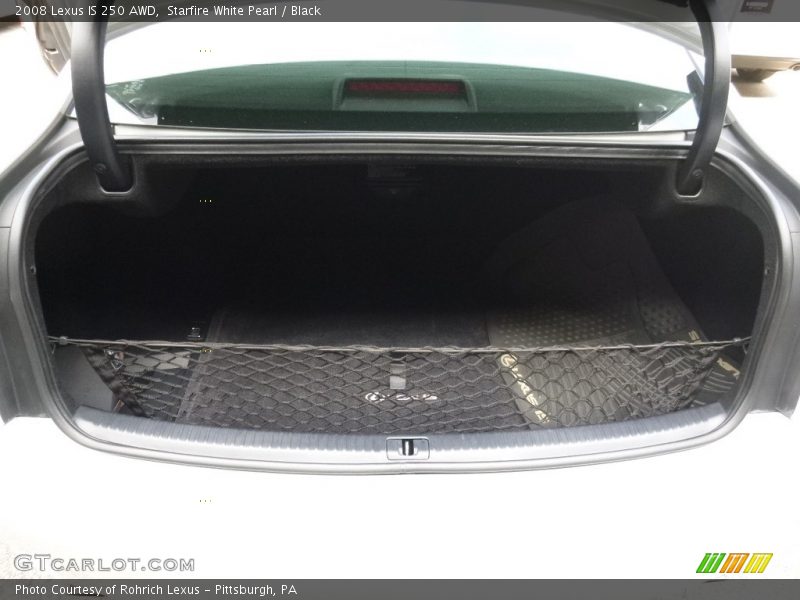 Starfire White Pearl / Black 2008 Lexus IS 250 AWD