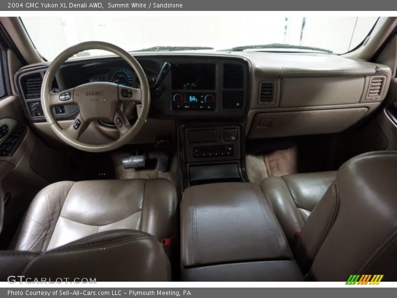 Summit White / Sandstone 2004 GMC Yukon XL Denali AWD