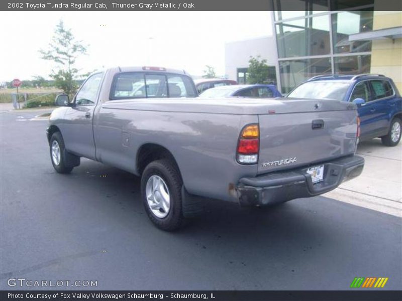 Thunder Gray Metallic / Oak 2002 Toyota Tundra Regular Cab
