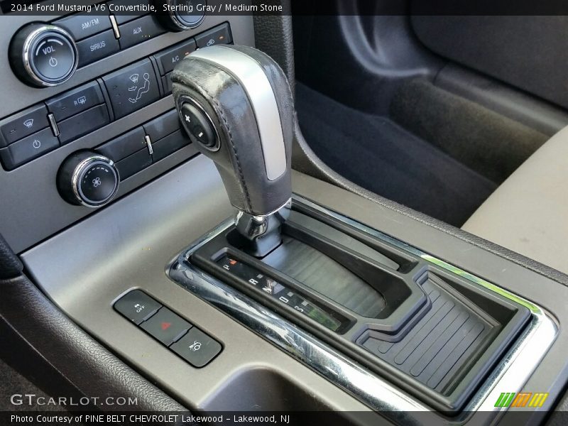 Sterling Gray / Medium Stone 2014 Ford Mustang V6 Convertible