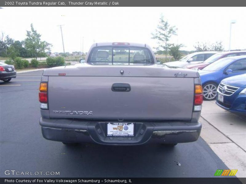 Thunder Gray Metallic / Oak 2002 Toyota Tundra Regular Cab