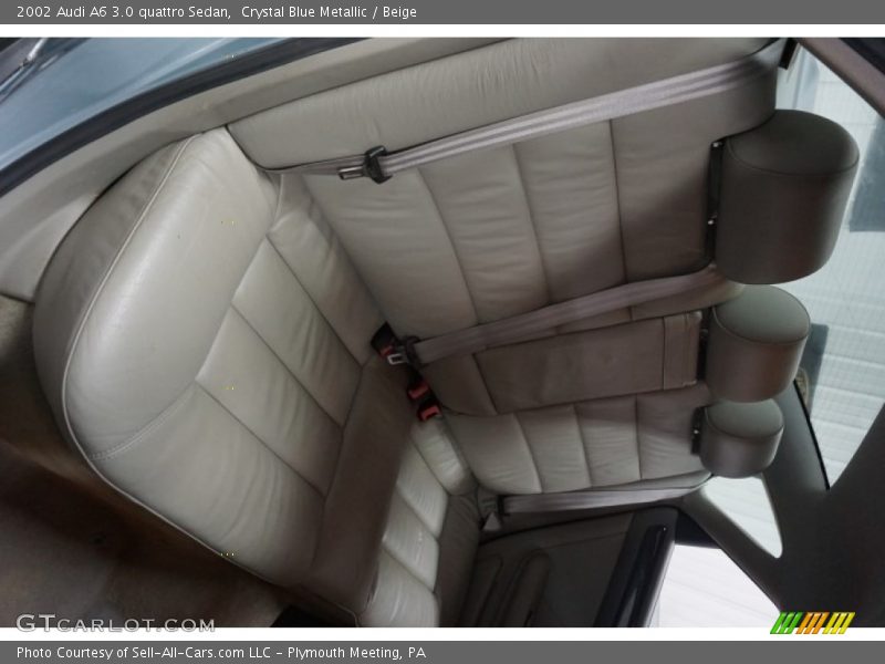Crystal Blue Metallic / Beige 2002 Audi A6 3.0 quattro Sedan