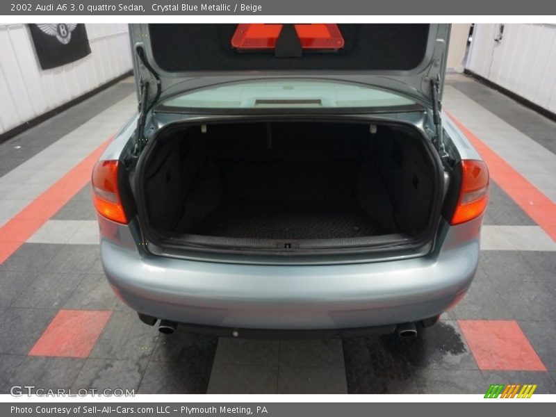 Crystal Blue Metallic / Beige 2002 Audi A6 3.0 quattro Sedan