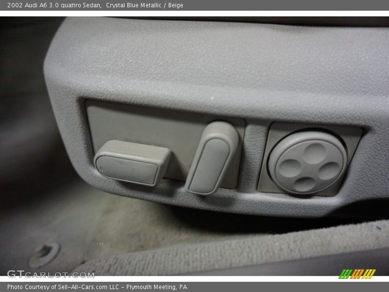 Crystal Blue Metallic / Beige 2002 Audi A6 3.0 quattro Sedan