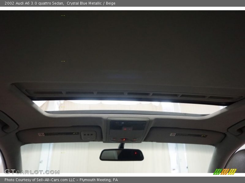 Crystal Blue Metallic / Beige 2002 Audi A6 3.0 quattro Sedan