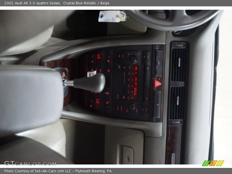 Crystal Blue Metallic / Beige 2002 Audi A6 3.0 quattro Sedan