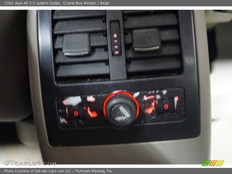 Crystal Blue Metallic / Beige 2002 Audi A6 3.0 quattro Sedan