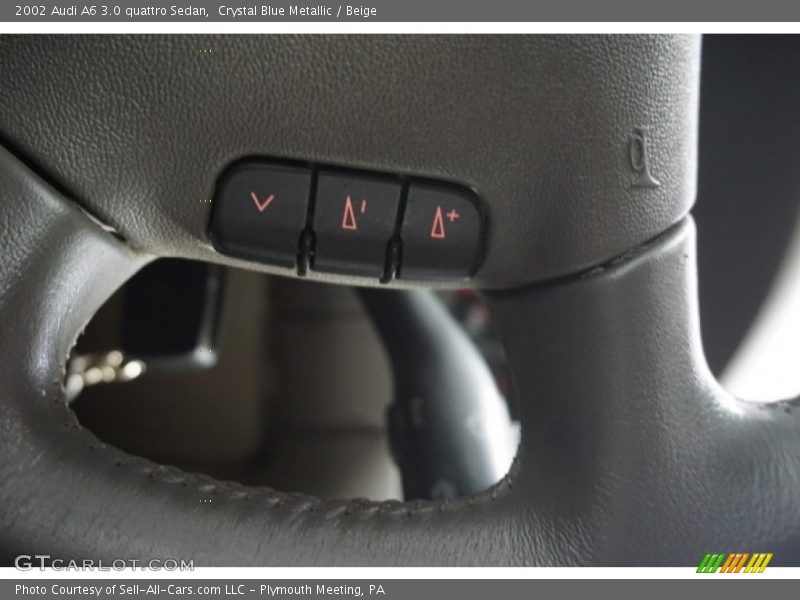 Crystal Blue Metallic / Beige 2002 Audi A6 3.0 quattro Sedan