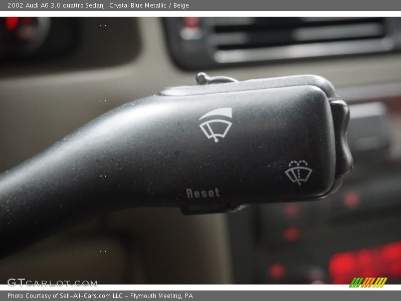 Crystal Blue Metallic / Beige 2002 Audi A6 3.0 quattro Sedan