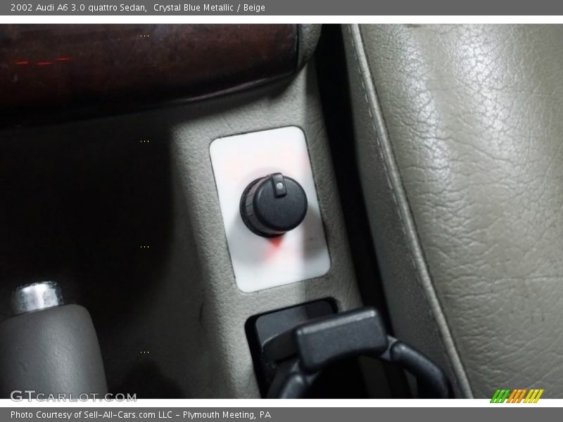 Crystal Blue Metallic / Beige 2002 Audi A6 3.0 quattro Sedan