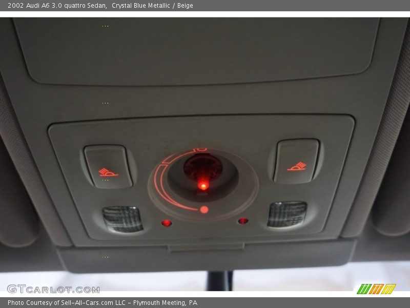 Crystal Blue Metallic / Beige 2002 Audi A6 3.0 quattro Sedan