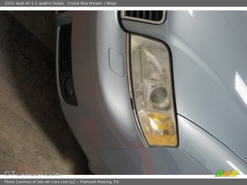 Crystal Blue Metallic / Beige 2002 Audi A6 3.0 quattro Sedan