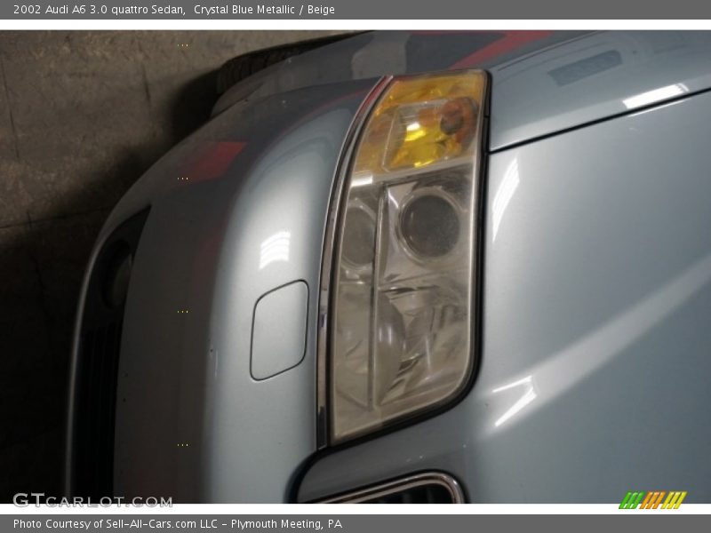 Crystal Blue Metallic / Beige 2002 Audi A6 3.0 quattro Sedan
