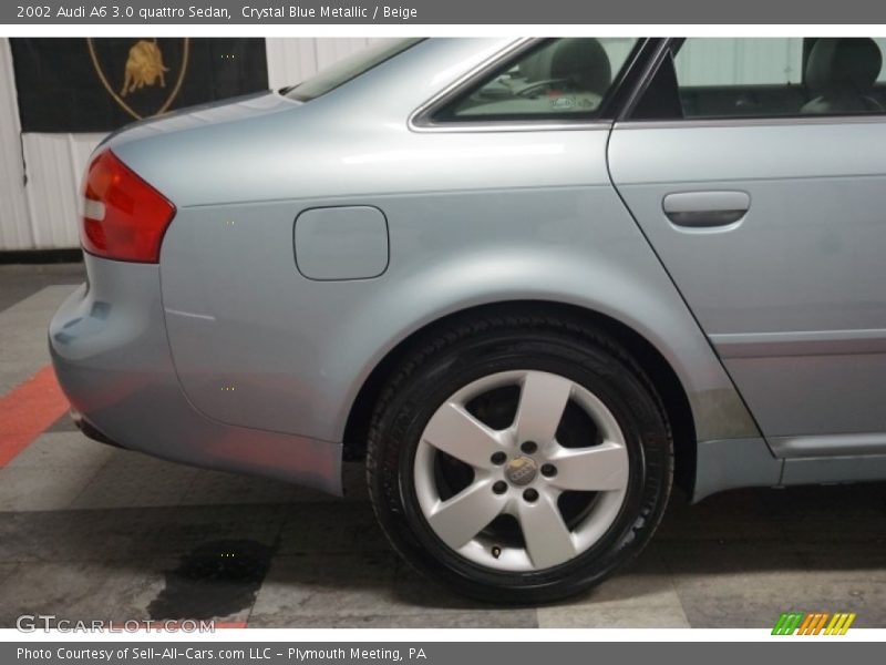 Crystal Blue Metallic / Beige 2002 Audi A6 3.0 quattro Sedan