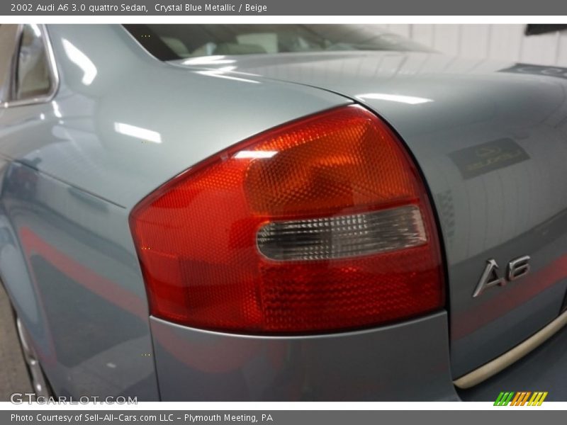 Crystal Blue Metallic / Beige 2002 Audi A6 3.0 quattro Sedan