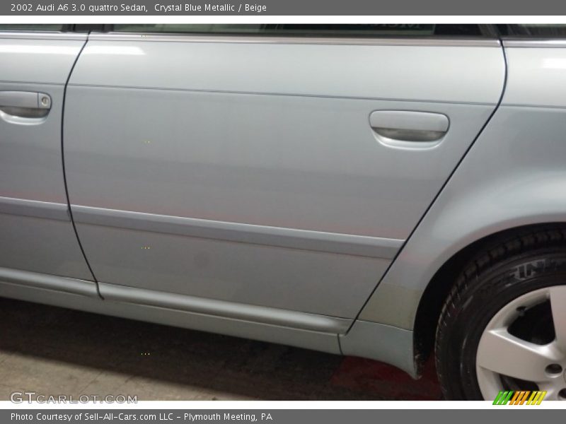 Crystal Blue Metallic / Beige 2002 Audi A6 3.0 quattro Sedan