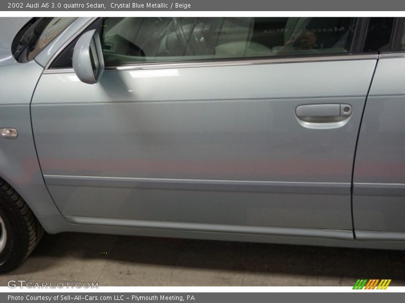 Crystal Blue Metallic / Beige 2002 Audi A6 3.0 quattro Sedan
