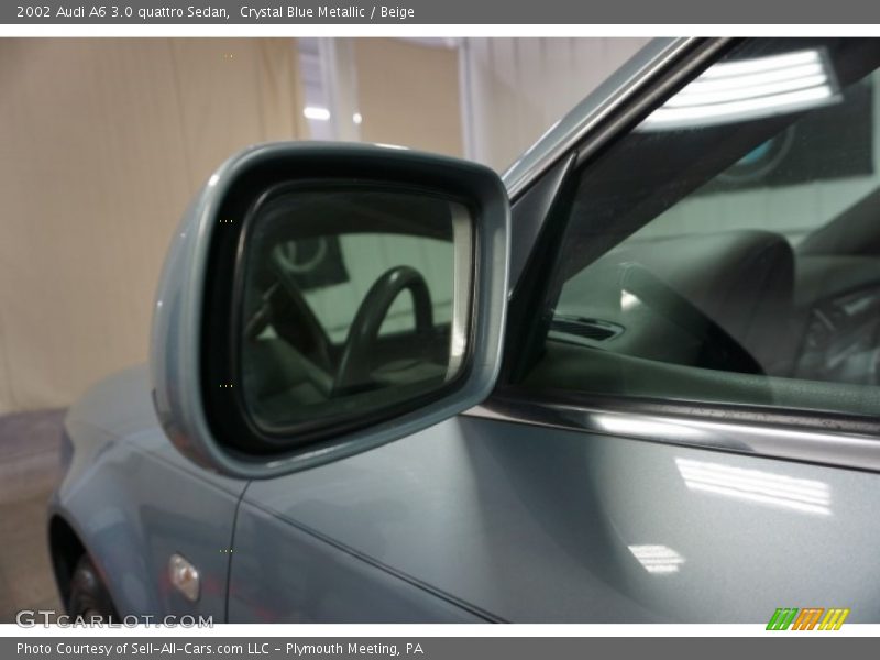 Crystal Blue Metallic / Beige 2002 Audi A6 3.0 quattro Sedan