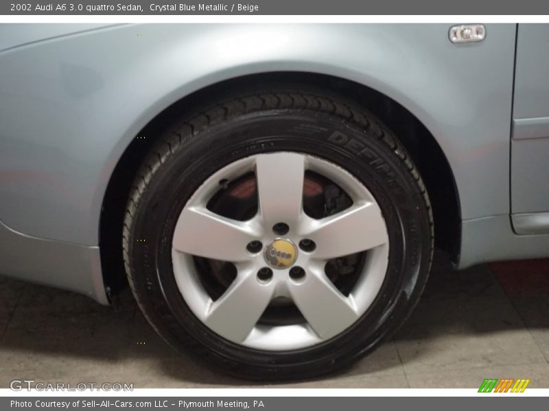 Crystal Blue Metallic / Beige 2002 Audi A6 3.0 quattro Sedan