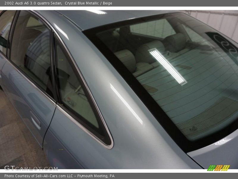 Crystal Blue Metallic / Beige 2002 Audi A6 3.0 quattro Sedan