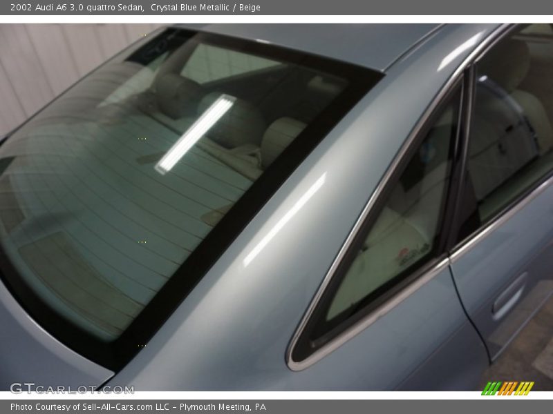 Crystal Blue Metallic / Beige 2002 Audi A6 3.0 quattro Sedan