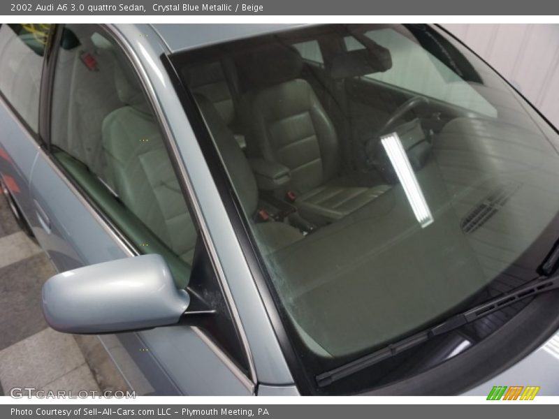 Crystal Blue Metallic / Beige 2002 Audi A6 3.0 quattro Sedan