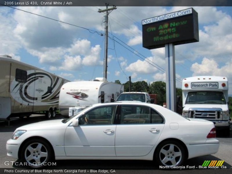 Crystal White / Ash 2006 Lexus LS 430