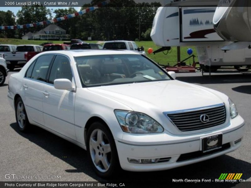 Crystal White / Ash 2006 Lexus LS 430