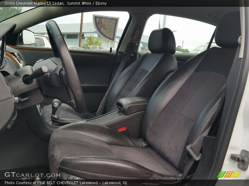 Summit White / Ebony 2009 Chevrolet Malibu LT Sedan