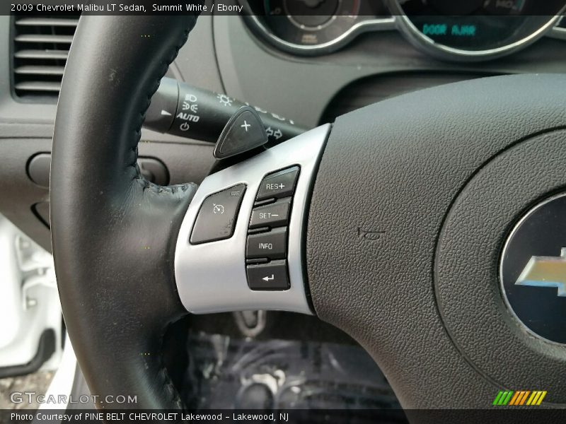 Summit White / Ebony 2009 Chevrolet Malibu LT Sedan