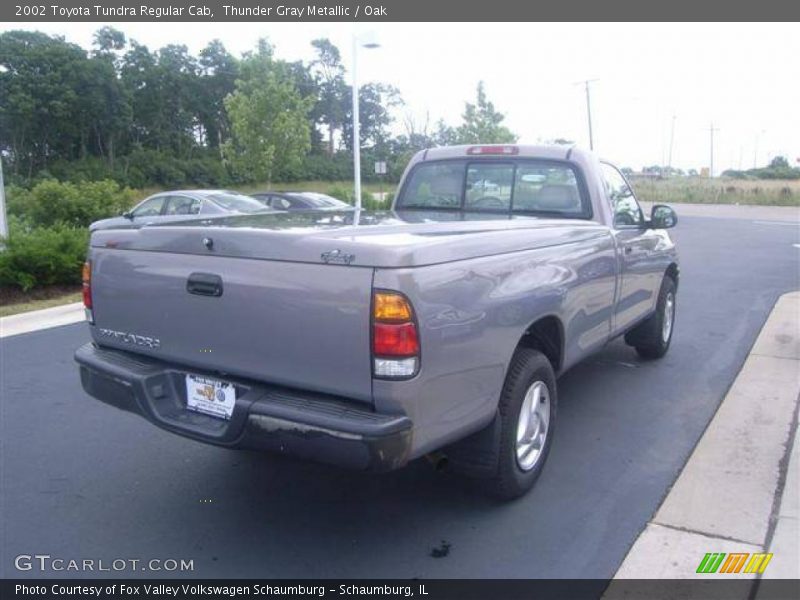 Thunder Gray Metallic / Oak 2002 Toyota Tundra Regular Cab