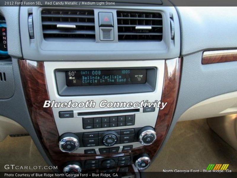 Red Candy Metallic / Medium Light Stone 2012 Ford Fusion SEL