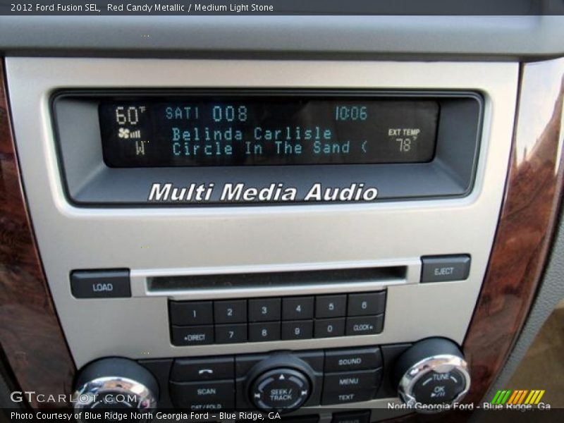 Red Candy Metallic / Medium Light Stone 2012 Ford Fusion SEL