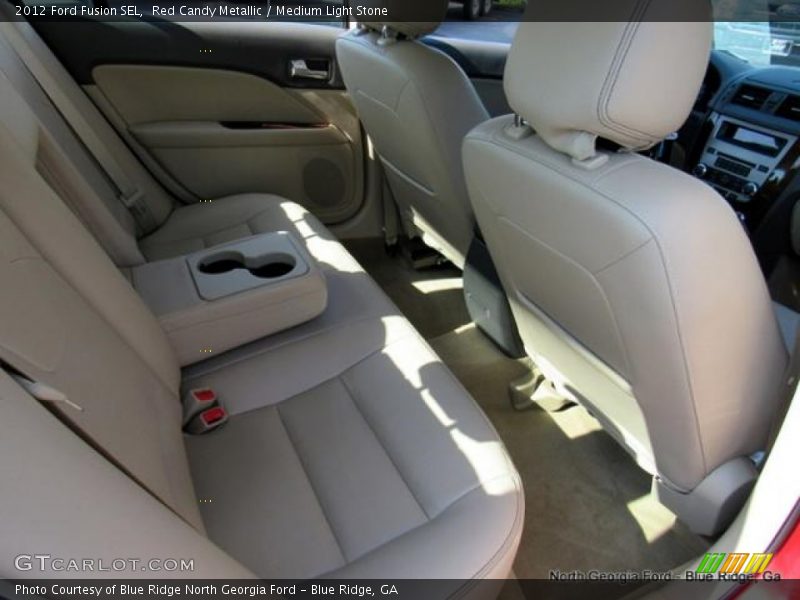 Red Candy Metallic / Medium Light Stone 2012 Ford Fusion SEL