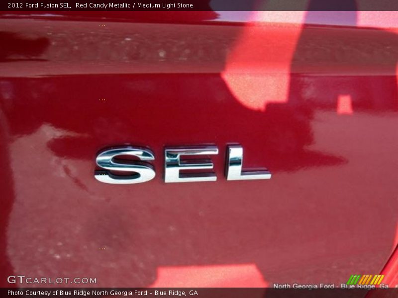 Red Candy Metallic / Medium Light Stone 2012 Ford Fusion SEL