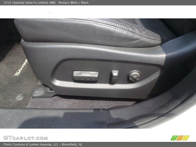 Monaco White / Black 2013 Hyundai Santa Fe Limited AWD