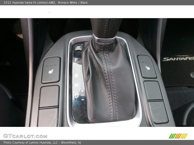 Monaco White / Black 2013 Hyundai Santa Fe Limited AWD