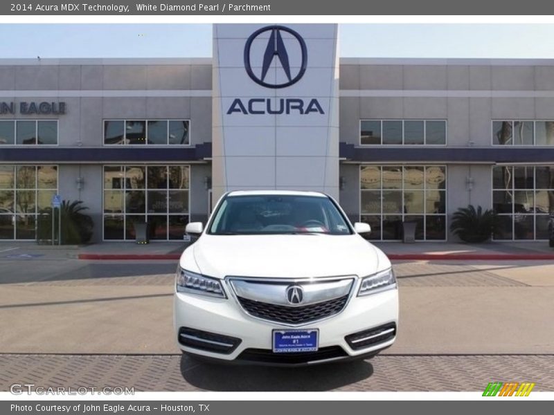 White Diamond Pearl / Parchment 2014 Acura MDX Technology