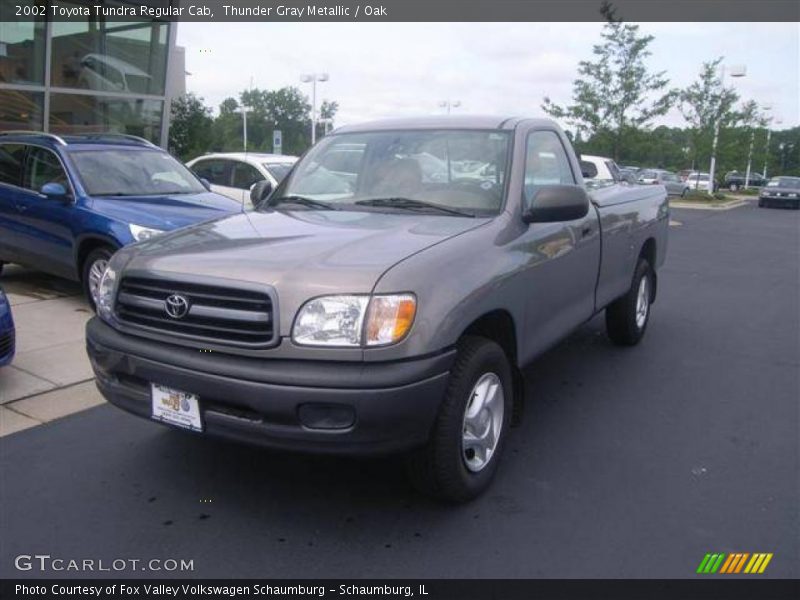 Thunder Gray Metallic / Oak 2002 Toyota Tundra Regular Cab