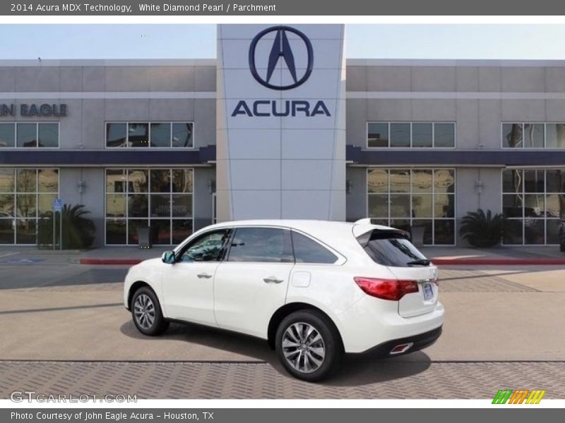 White Diamond Pearl / Parchment 2014 Acura MDX Technology