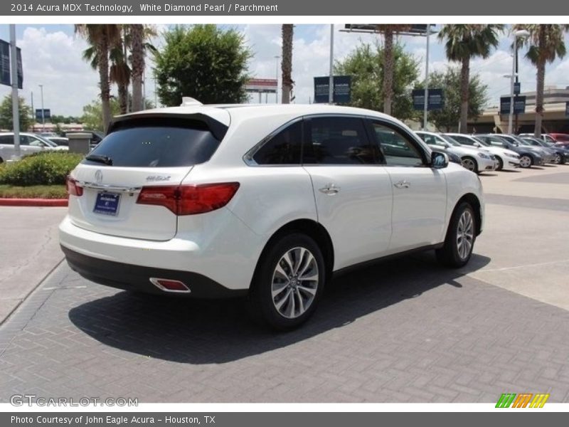 White Diamond Pearl / Parchment 2014 Acura MDX Technology