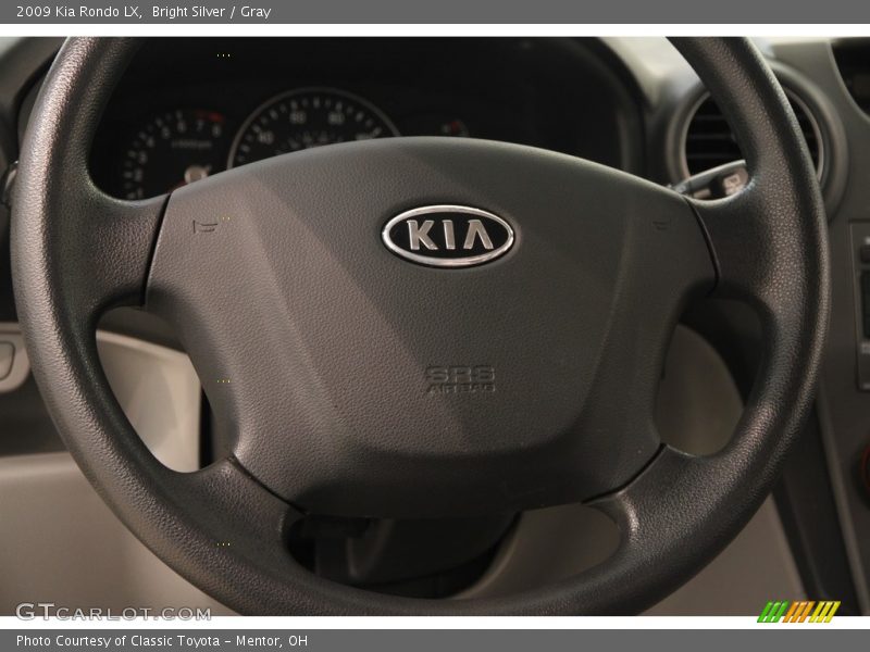 Bright Silver / Gray 2009 Kia Rondo LX
