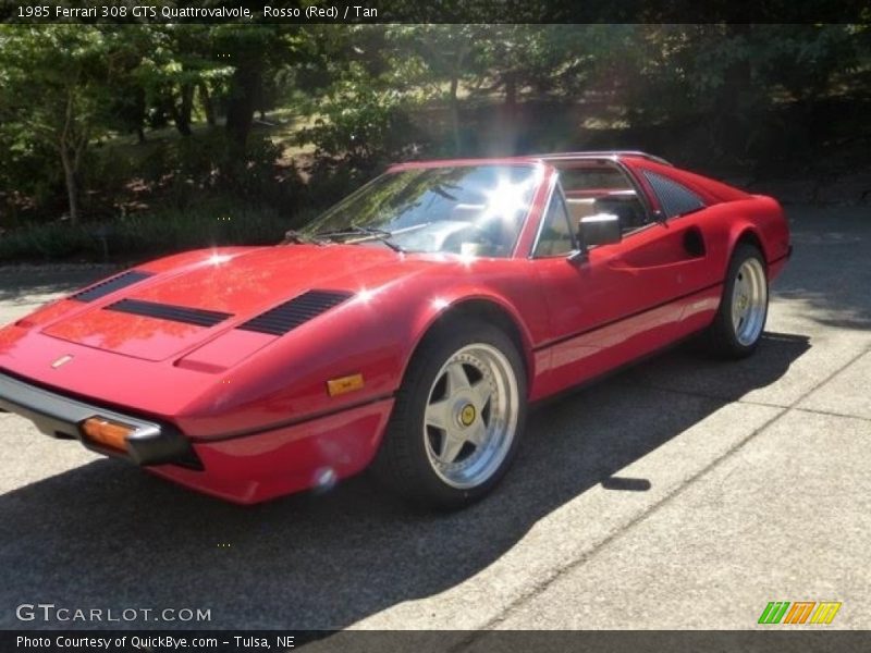 Rosso (Red) / Tan 1985 Ferrari 308 GTS Quattrovalvole