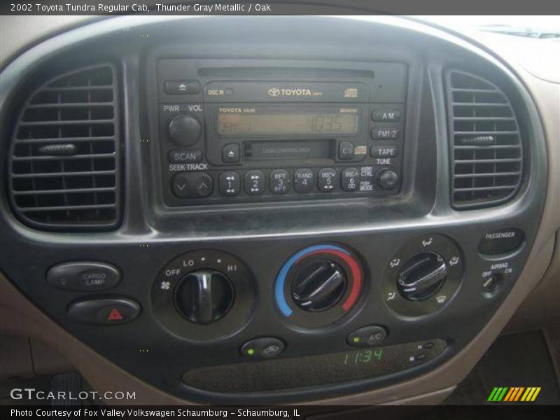 Thunder Gray Metallic / Oak 2002 Toyota Tundra Regular Cab