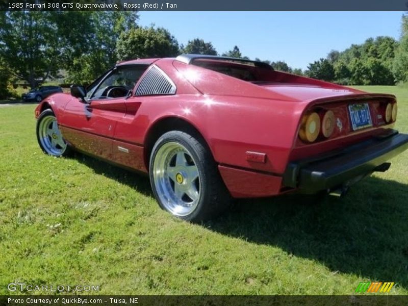 Rosso (Red) / Tan 1985 Ferrari 308 GTS Quattrovalvole