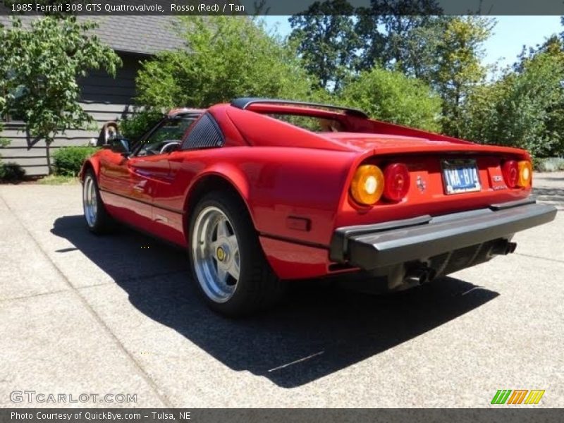 Rosso (Red) / Tan 1985 Ferrari 308 GTS Quattrovalvole