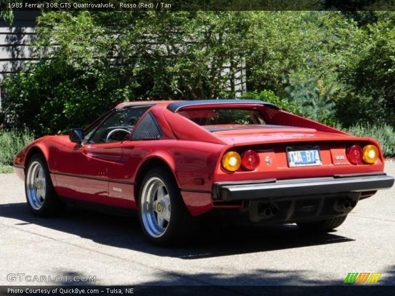 Rosso (Red) / Tan 1985 Ferrari 308 GTS Quattrovalvole