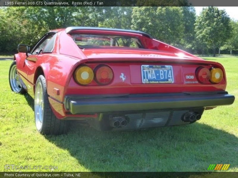 Rosso (Red) / Tan 1985 Ferrari 308 GTS Quattrovalvole